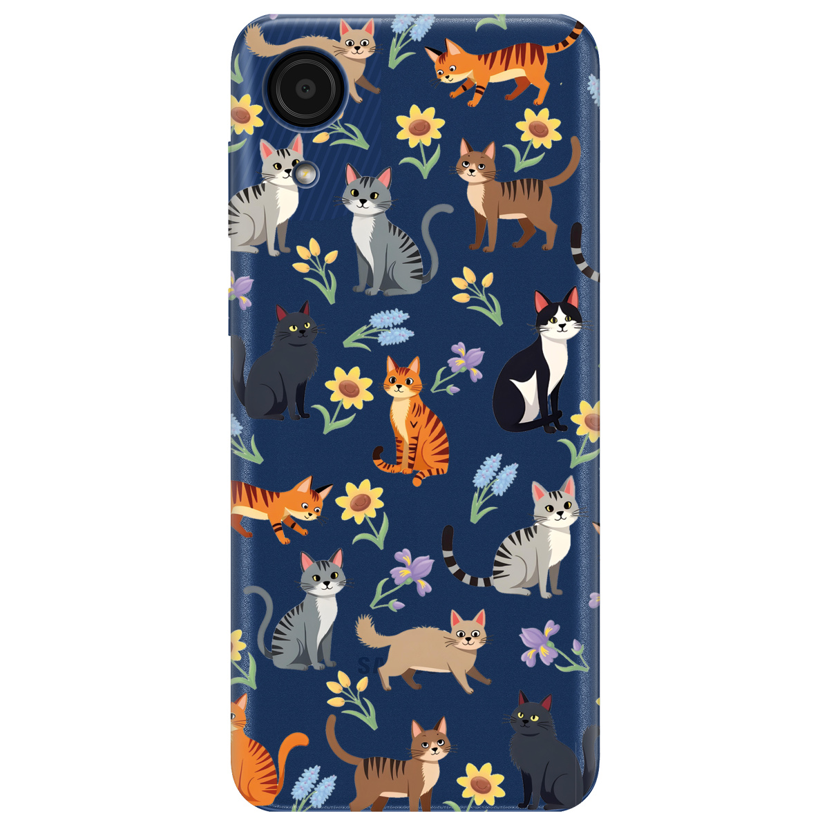 Чехол для Samsung Galaxy А03 Core Blooming Kittens - фото 1 - Чехлы для телефонов
