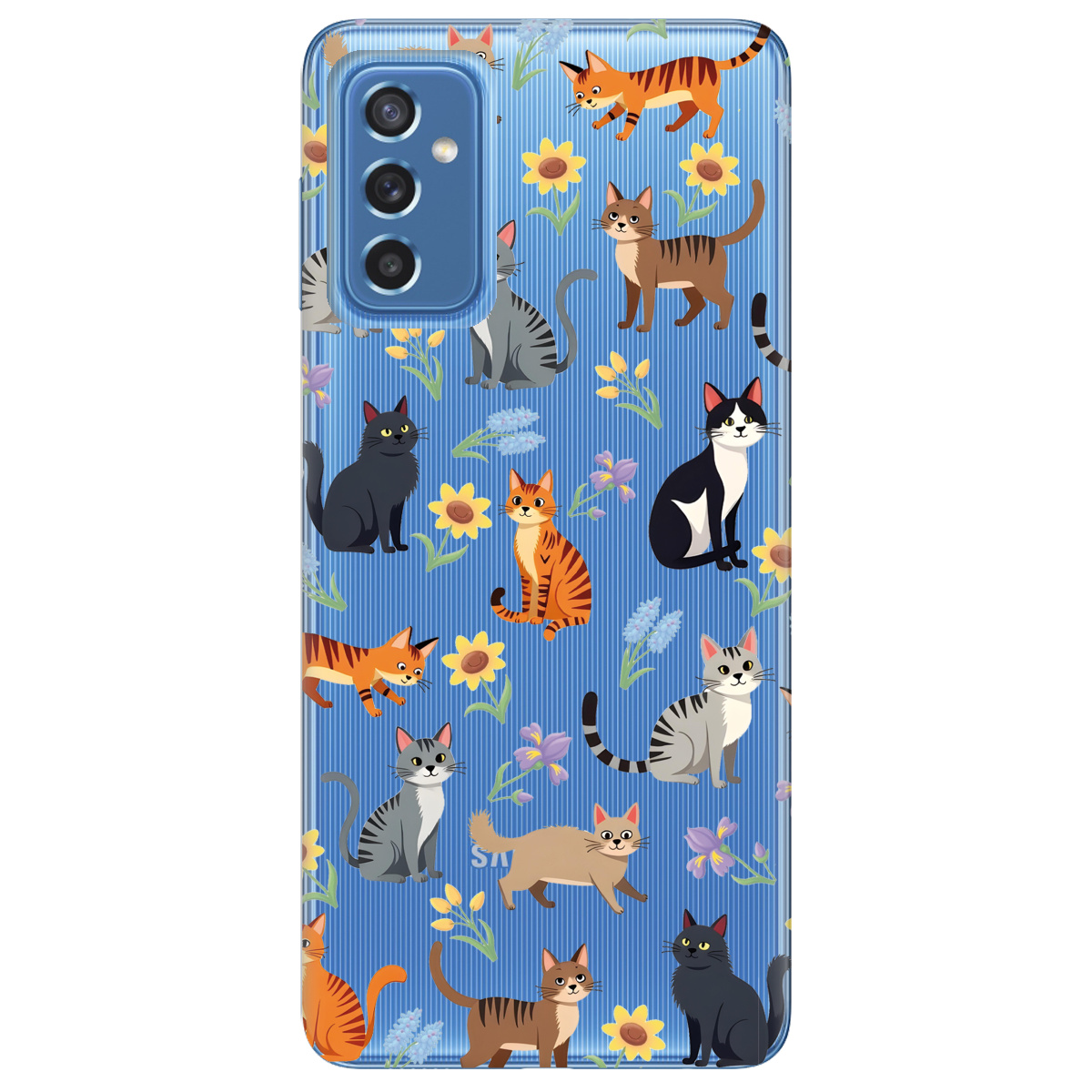 Чохол для Samsung Galaxy M52 Blooming Kittens - фото 1 - Чохли для телефонів