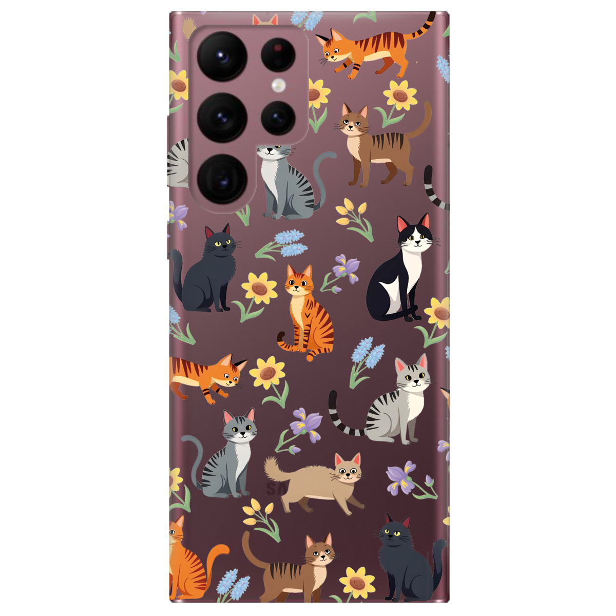 Чехол для Samsung Galaxy S22 Ultra Blooming Kittens - фото 1 - Чехлы для телефонов