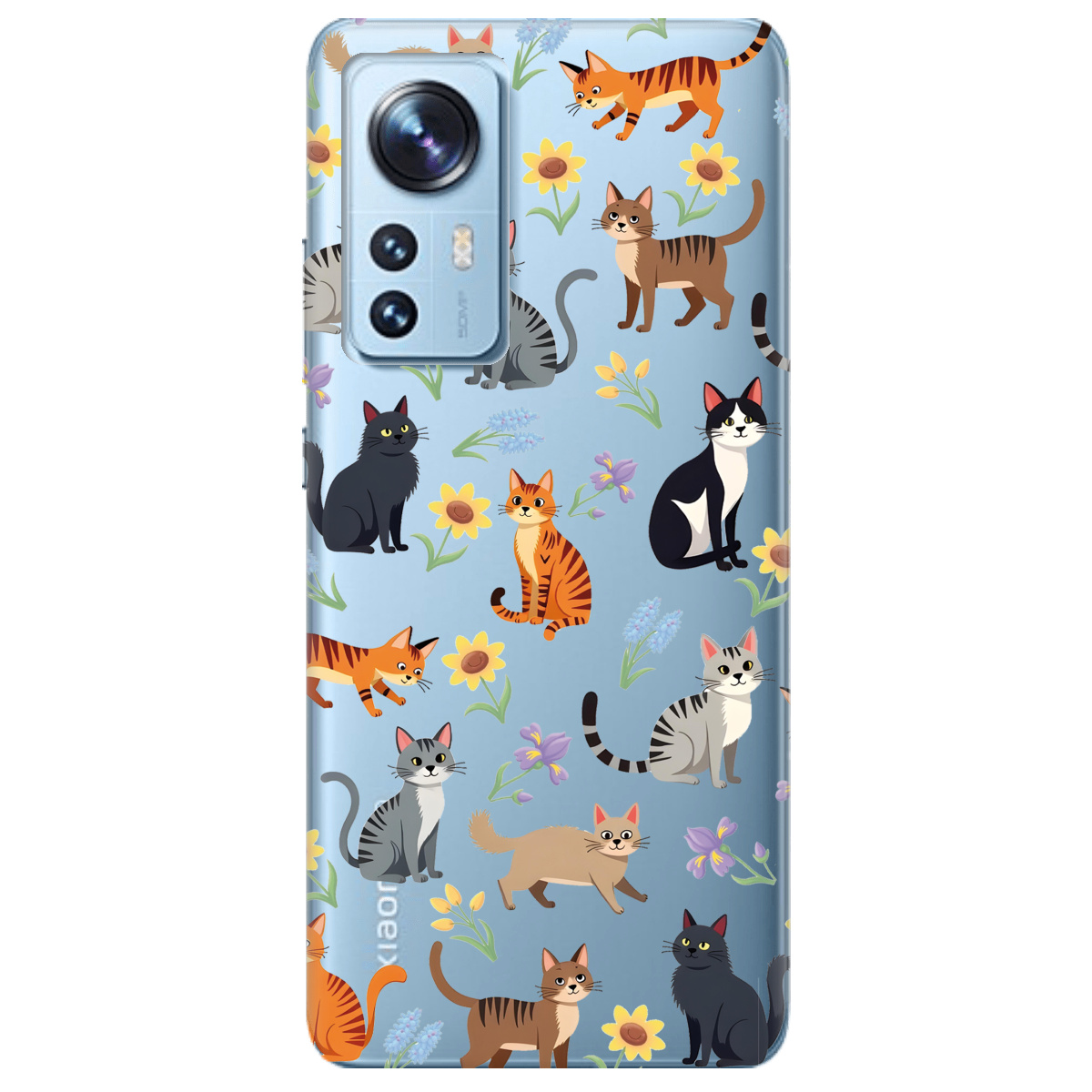Чехол для Xiaomi 12X Blooming Kittens - фото 1 - Чехлы для телефонов