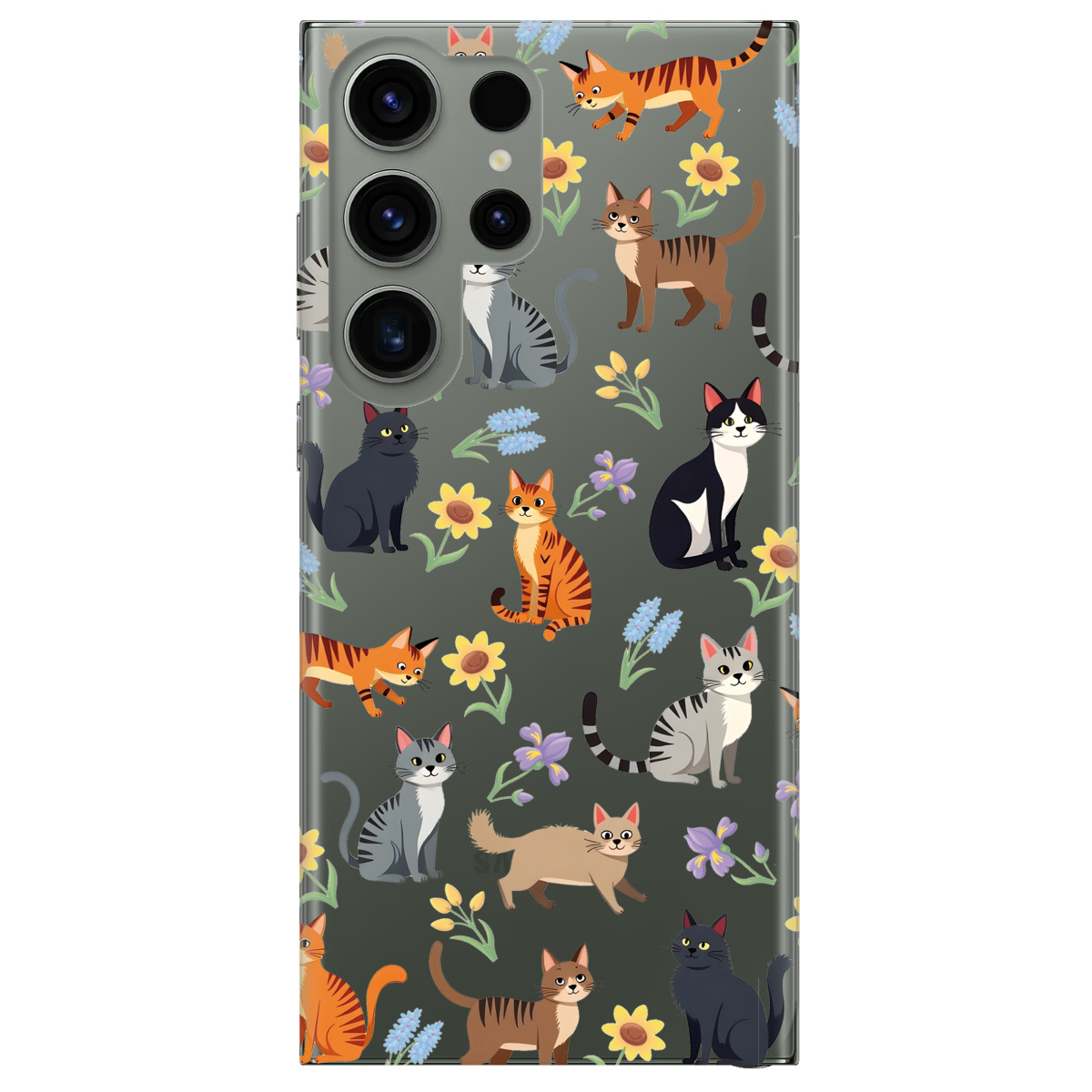 Чехол для Samsung Galaxy S23 Ultra Blooming Kittens - фото 1 - Чехлы для телефонов