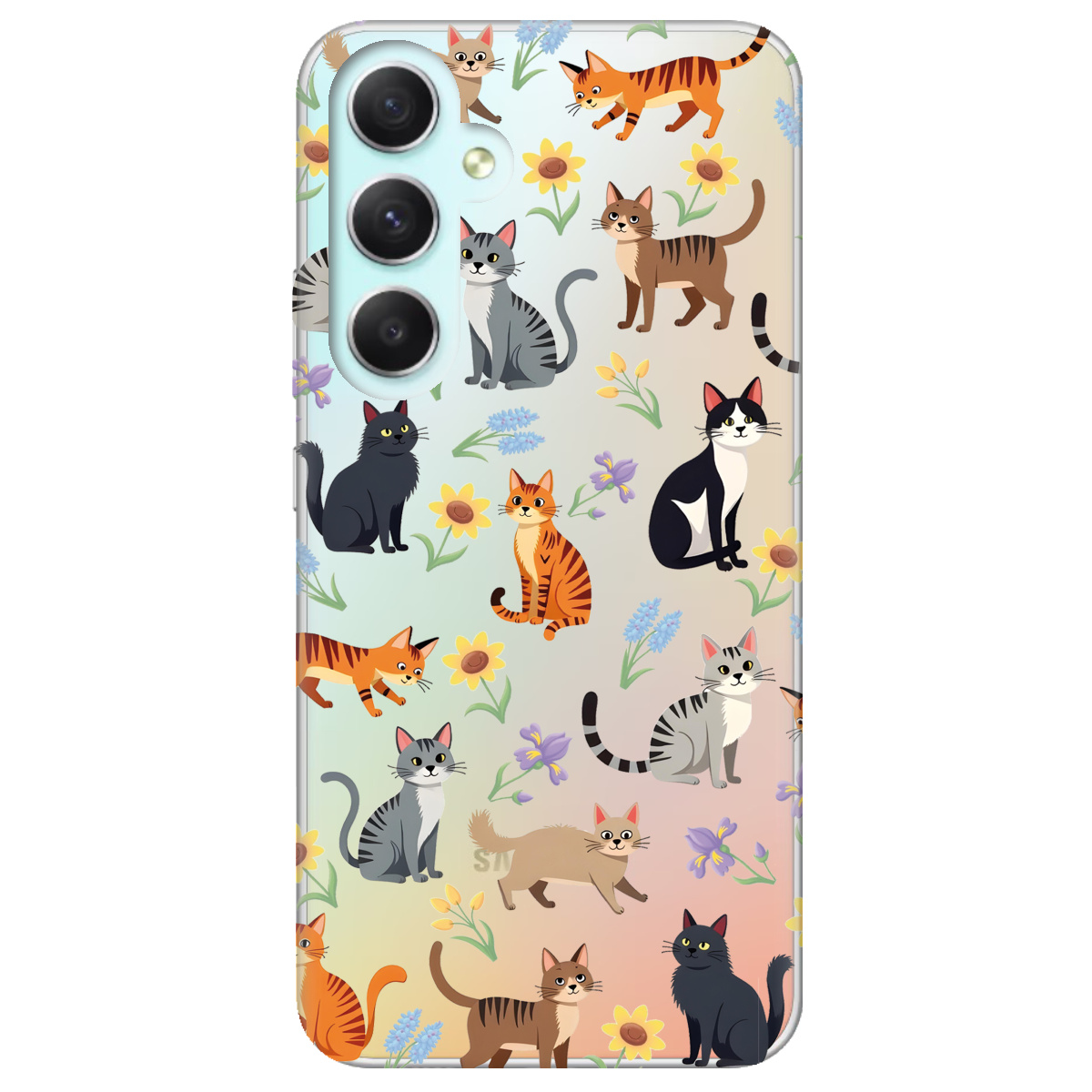Чохол для Samsung Galaxy A34 Blooming Kittens - фото 1 - Чохли для телефонів