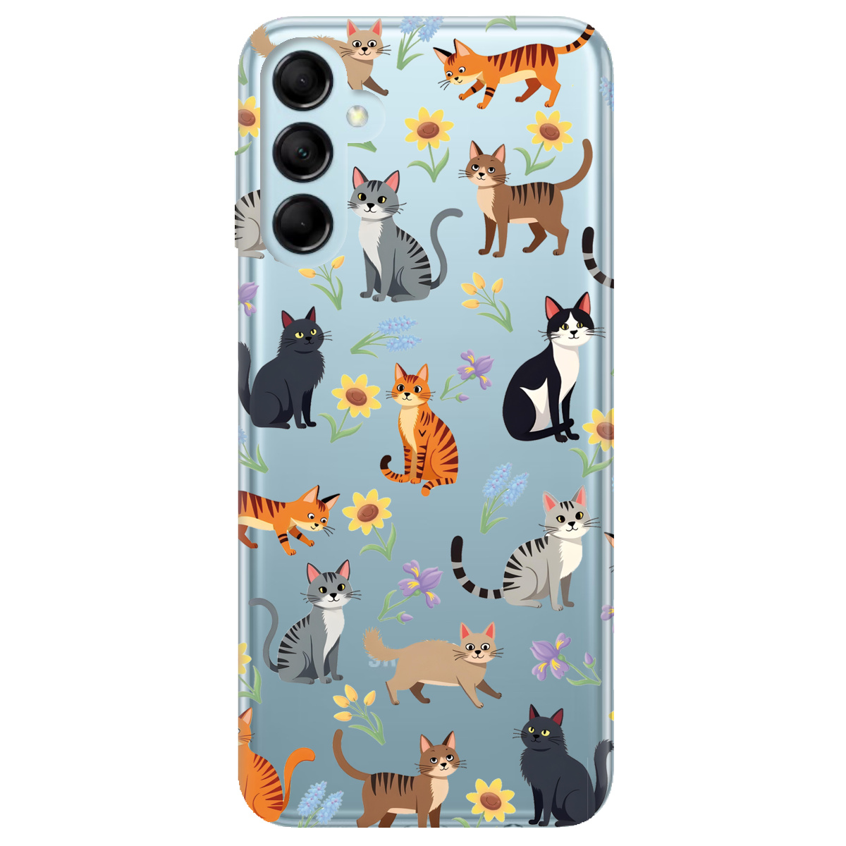 Чохол для Samsung Galaxy M14 5G Blooming Kittens - фото 1 Чохол для Samsung Galaxy M14 5G Blooming Kittens - фото 1 - Чохли для телефонів