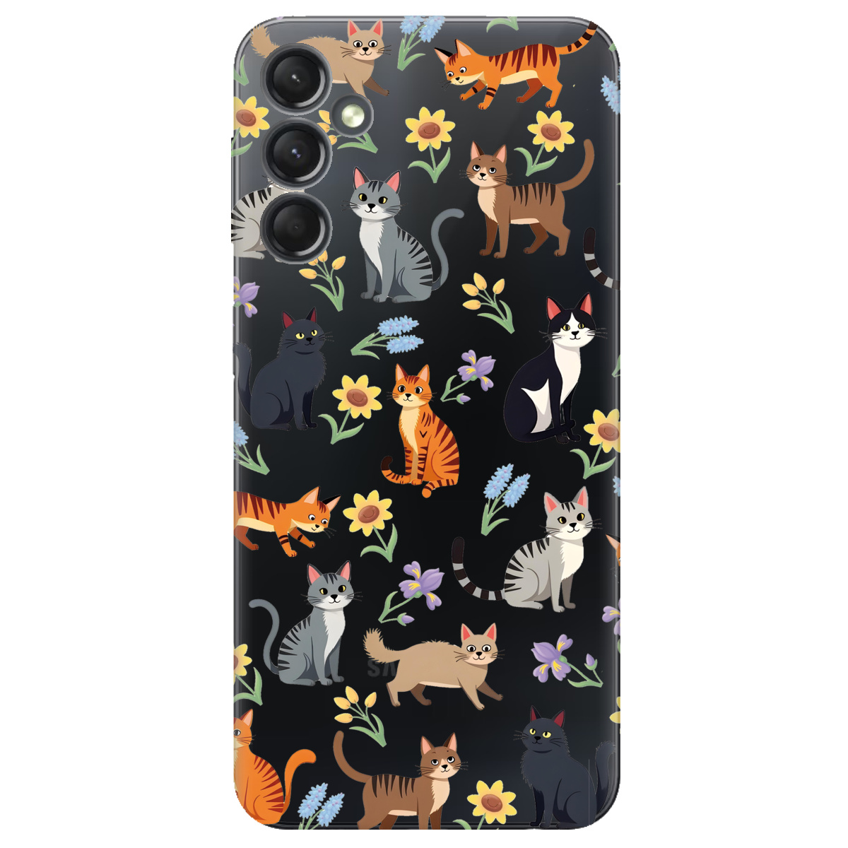 Чохол для Samsung Galaxy A25 Blooming Kittens - фото 1 Чохол для Samsung Galaxy A25 Blooming Kittens - фото 1 - Чохли для телефонів