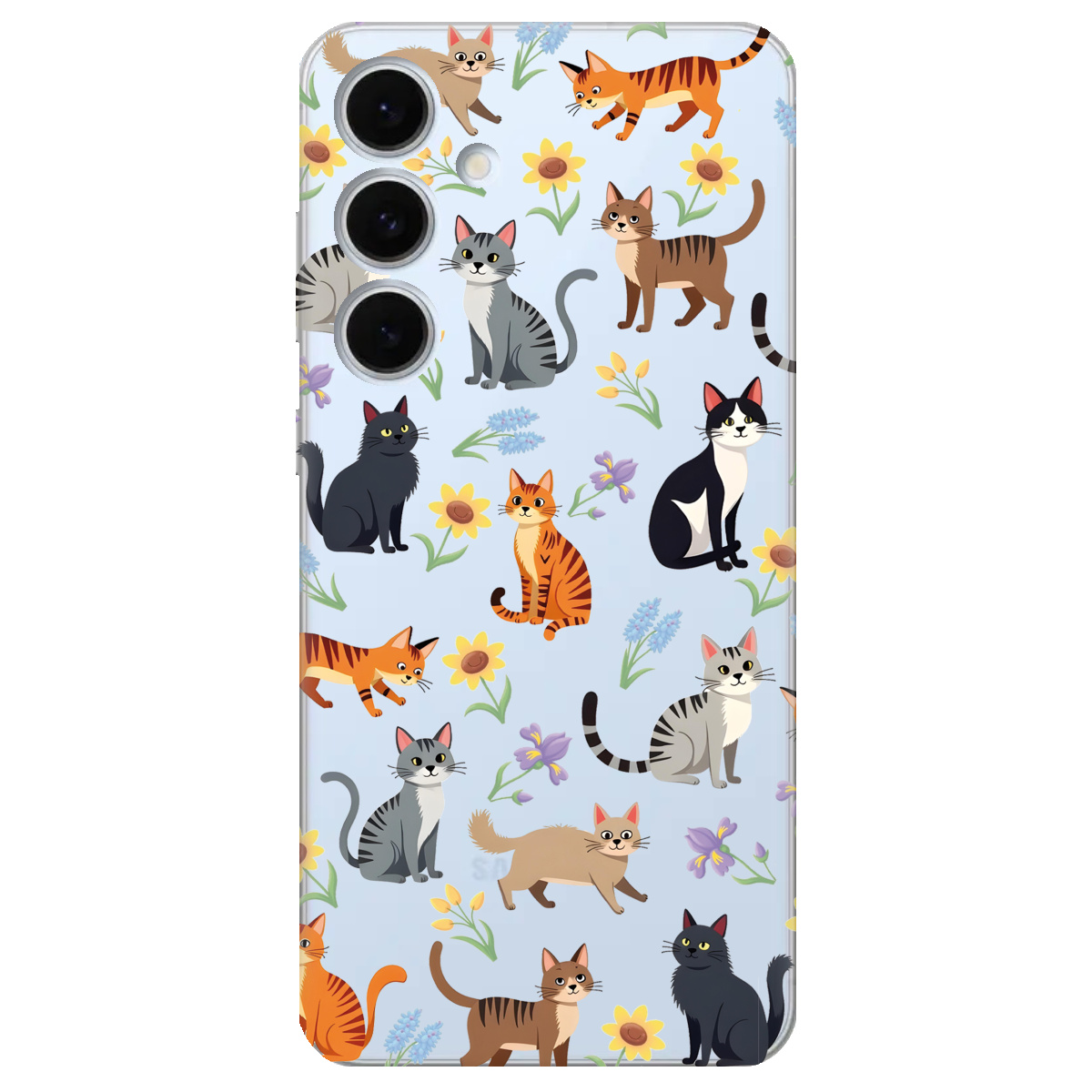 Чохол для Samsung Galaxy S24 FE Blooming Kittens - фото 1 - Чохли для телефонів