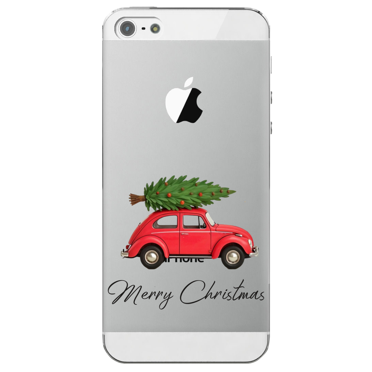 Чохол для Apple iPhone 5/5S Christmas on Wheels - фото 1 - Чохли для телефонів