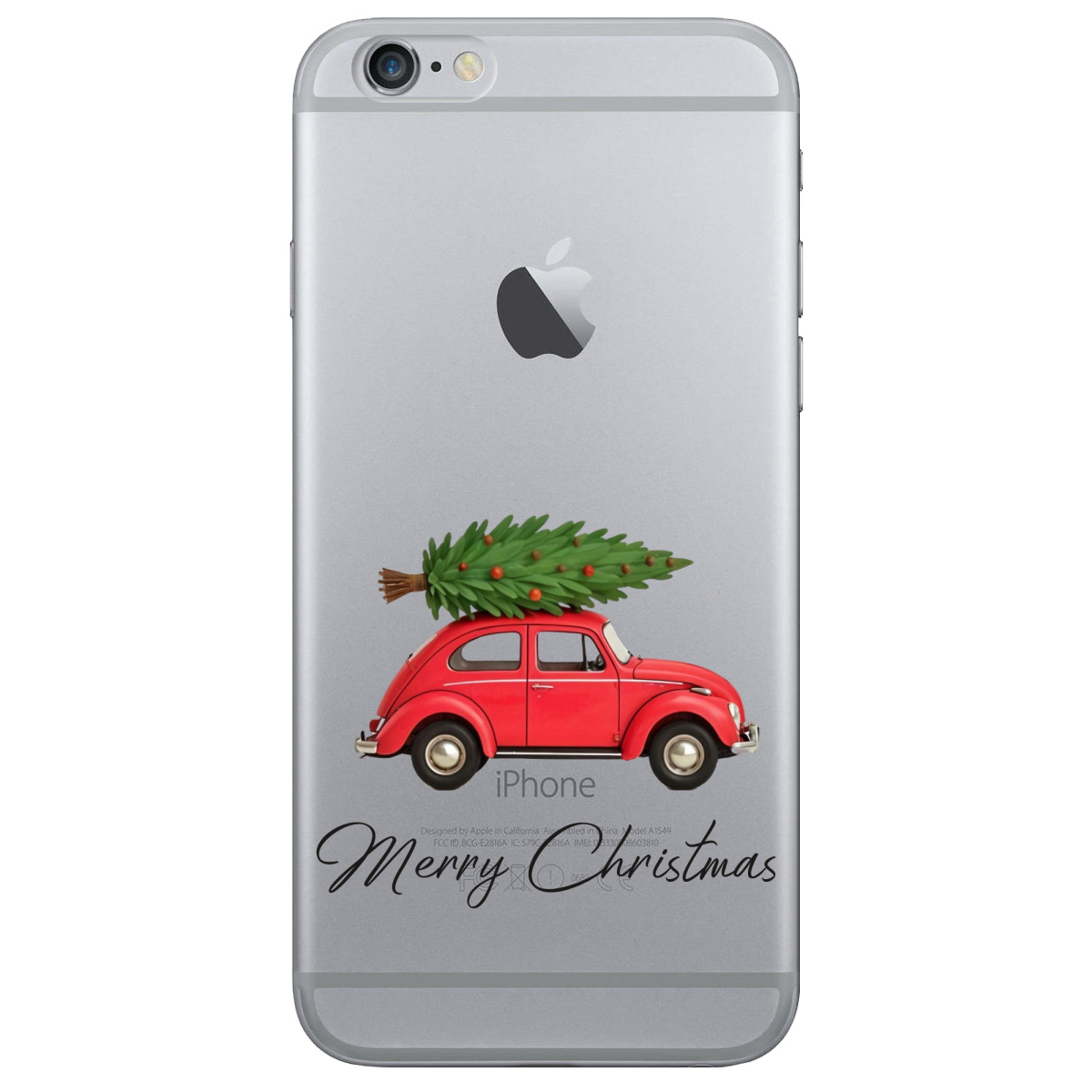 Чехол для Apple iPhone 6 Plus / 6S Plus Christmas on Wheels - фото 1 - Чехлы для телефонов