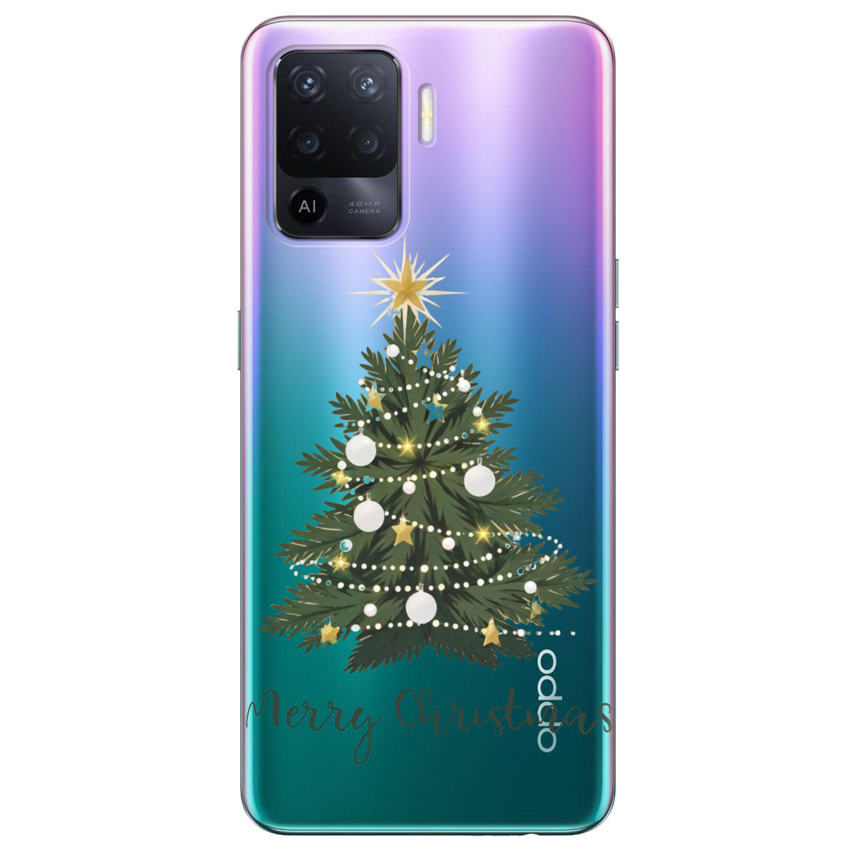 Чехол для Oppo Reno 5 Lite Christmas Serenity - фото 1 - Чехлы для телефонов