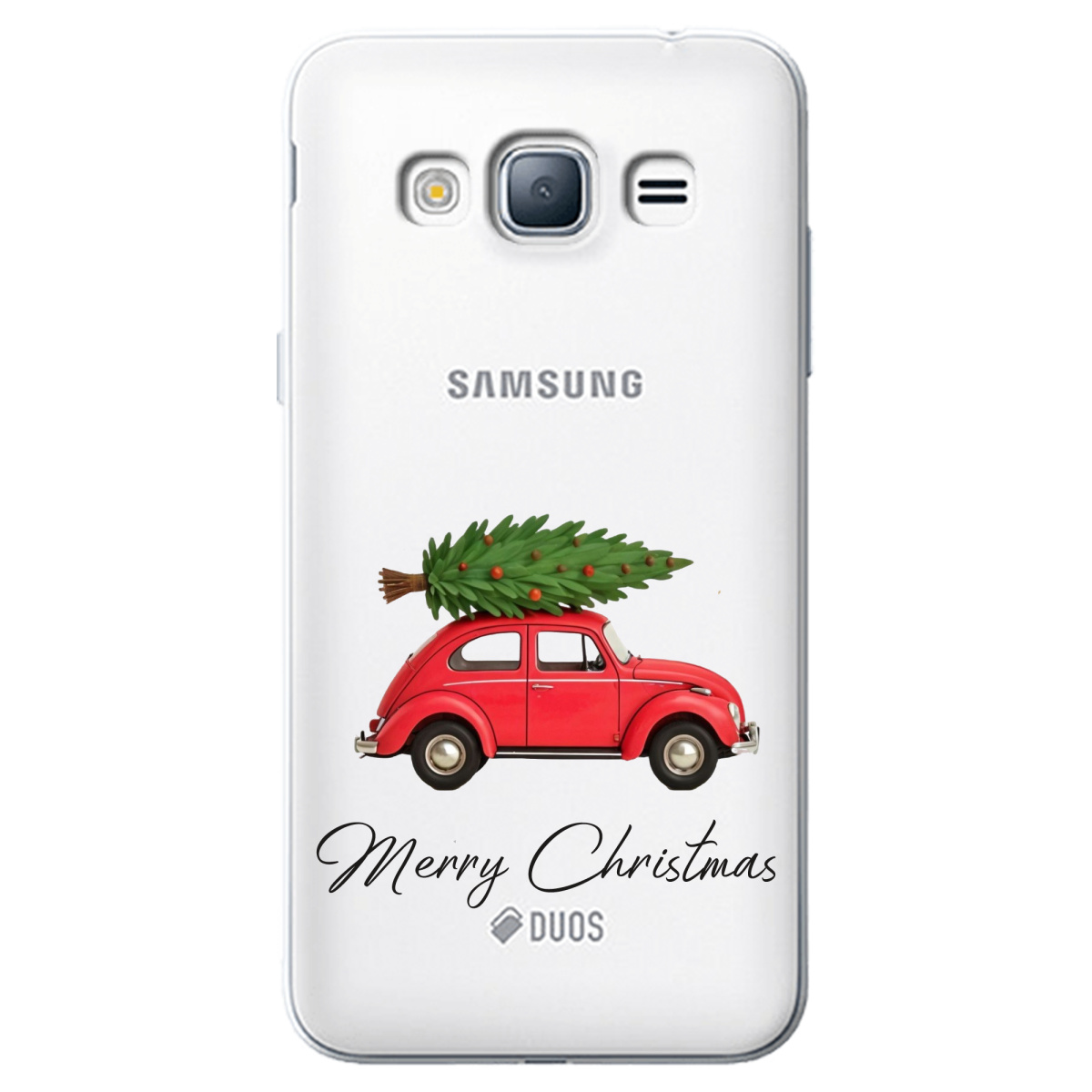 Чохол для Samsung Galaxy J3 2016 Christmas on Wheels - фото 1 Чохол для Samsung Galaxy J3 2016 Christmas on Wheels - фото 1 - Чохли для телефонів