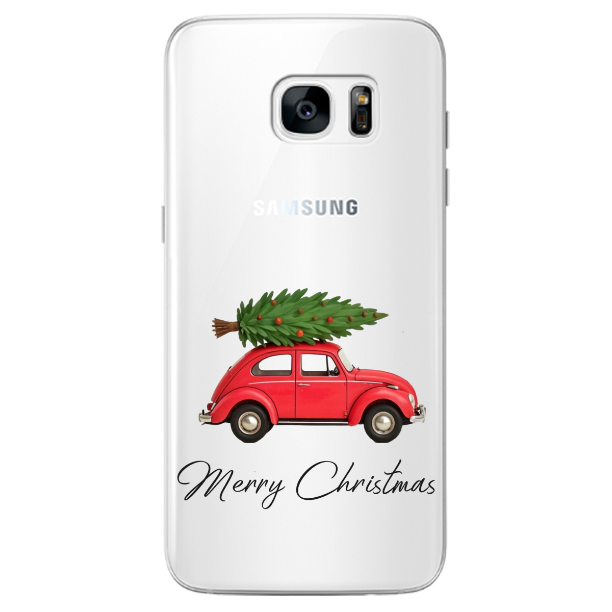 Чехол для Samsung Galaxy S7 Edge Christmas on Wheels - фото 1 - Чехлы для телефонов