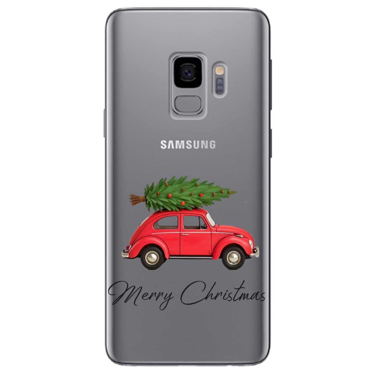 Чехол для Samsung Galaxy S9 Christmas on Wheels - фото 1 - Чехлы для телефонов