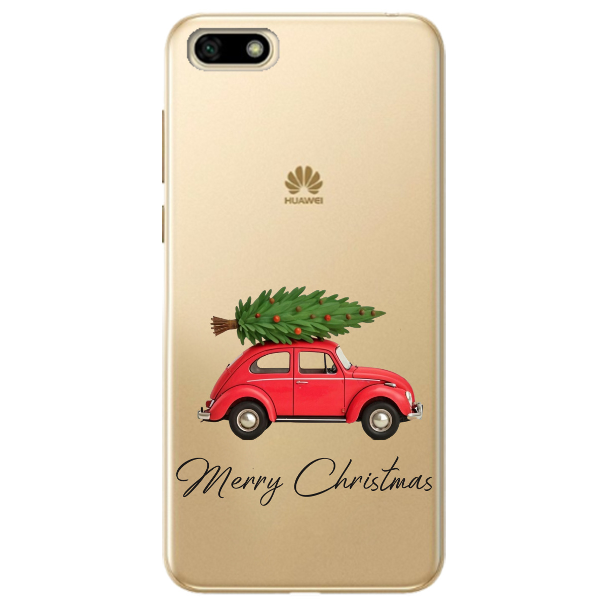 Чехол для Huawei Y5 2018 Christmas on Wheels - фото 1 - Чехлы для телефонов