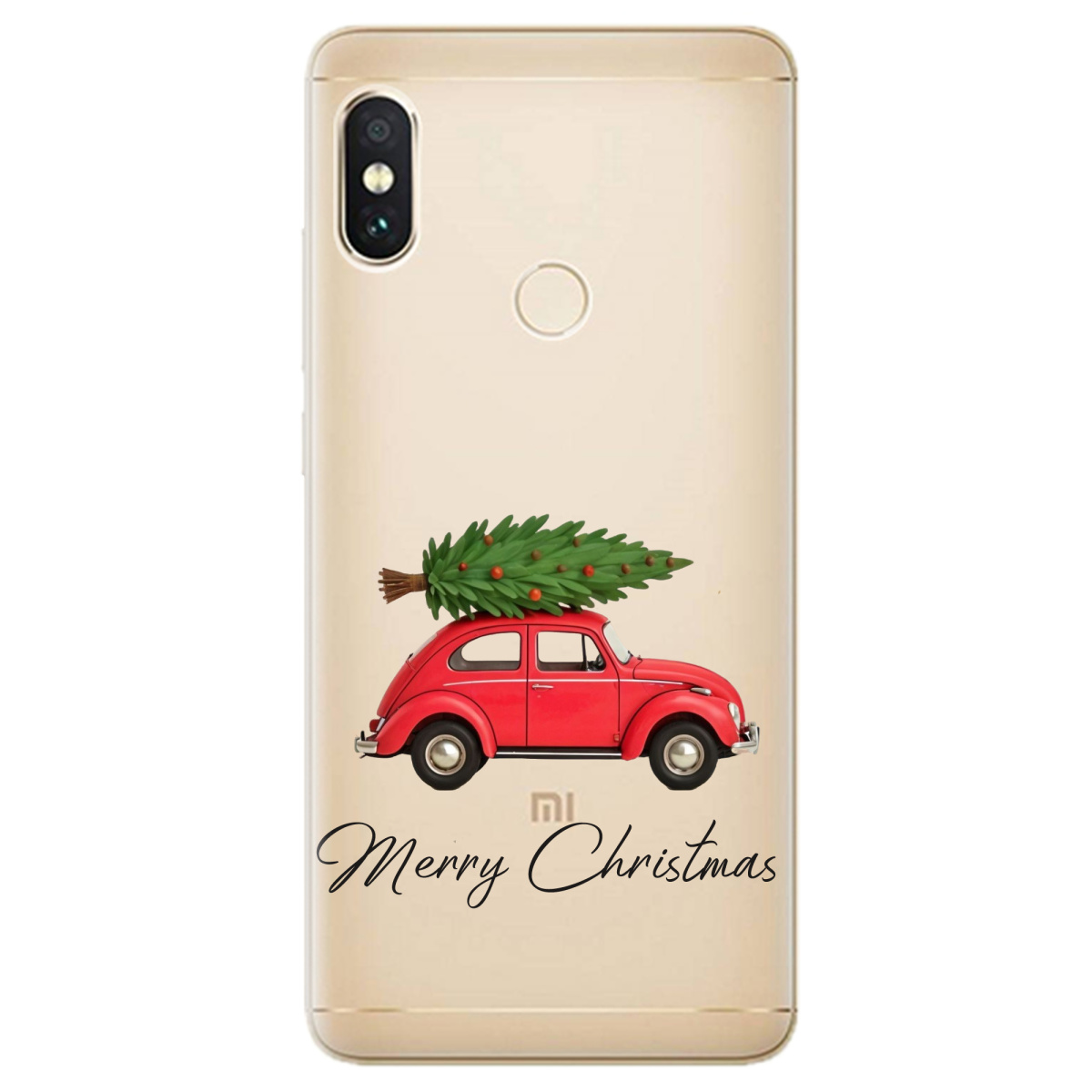 Чохол для Xiaomi Redmi Note 5 Christmas on Wheels - фото 1 - Чохли для телефонів