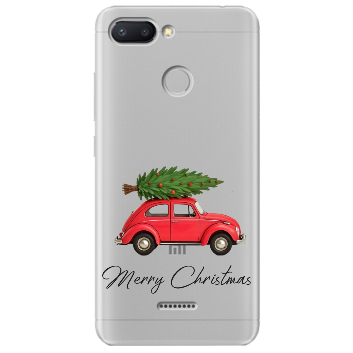 Чохол для Xiaomi Redmi 6 Christmas on Wheels - фото 1 - Чохли для телефонів