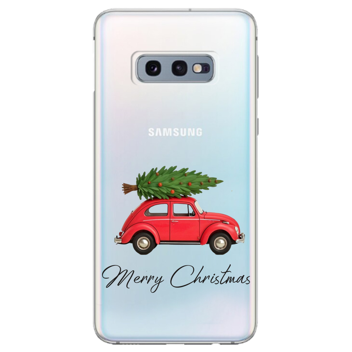 Чохол для Samsung Galaxy S10e Christmas on Wheels - фото 1 Чохол для Samsung Galaxy S10e Christmas on Wheels - фото 1 - Чохли для телефонів
