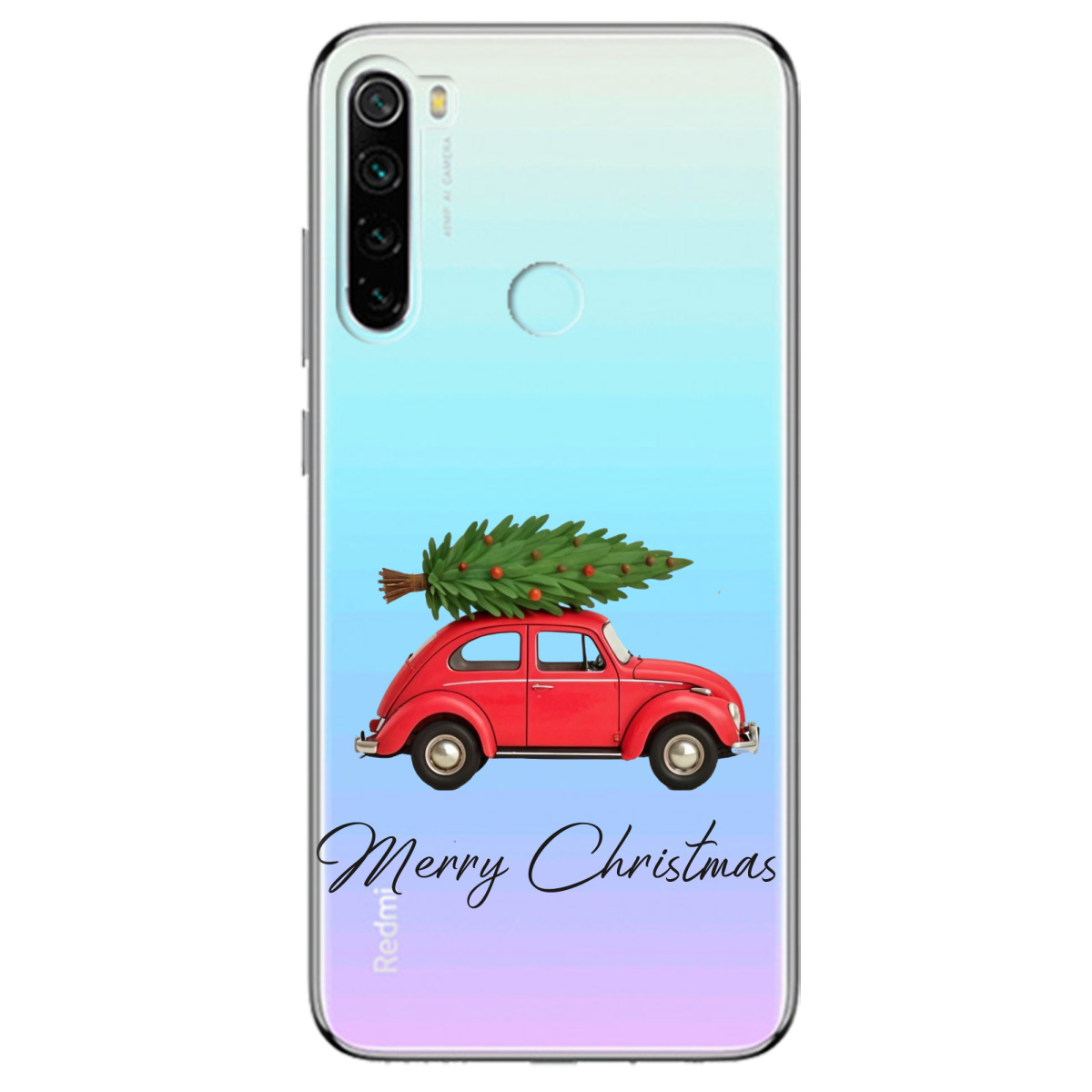 Чохол для Xiaomi Redmi Note 8 Christmas on Wheels - фото 1 Чохол для Xiaomi Redmi Note 8 Christmas on Wheels - фото 1 - Чохли для телефонів