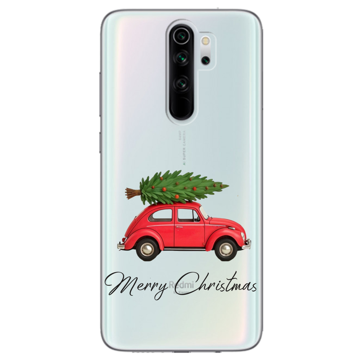 Чехол для Xiaomi Redmi Note 8 Pro Christmas on Wheels - фото 1 - Чехлы для телефонов