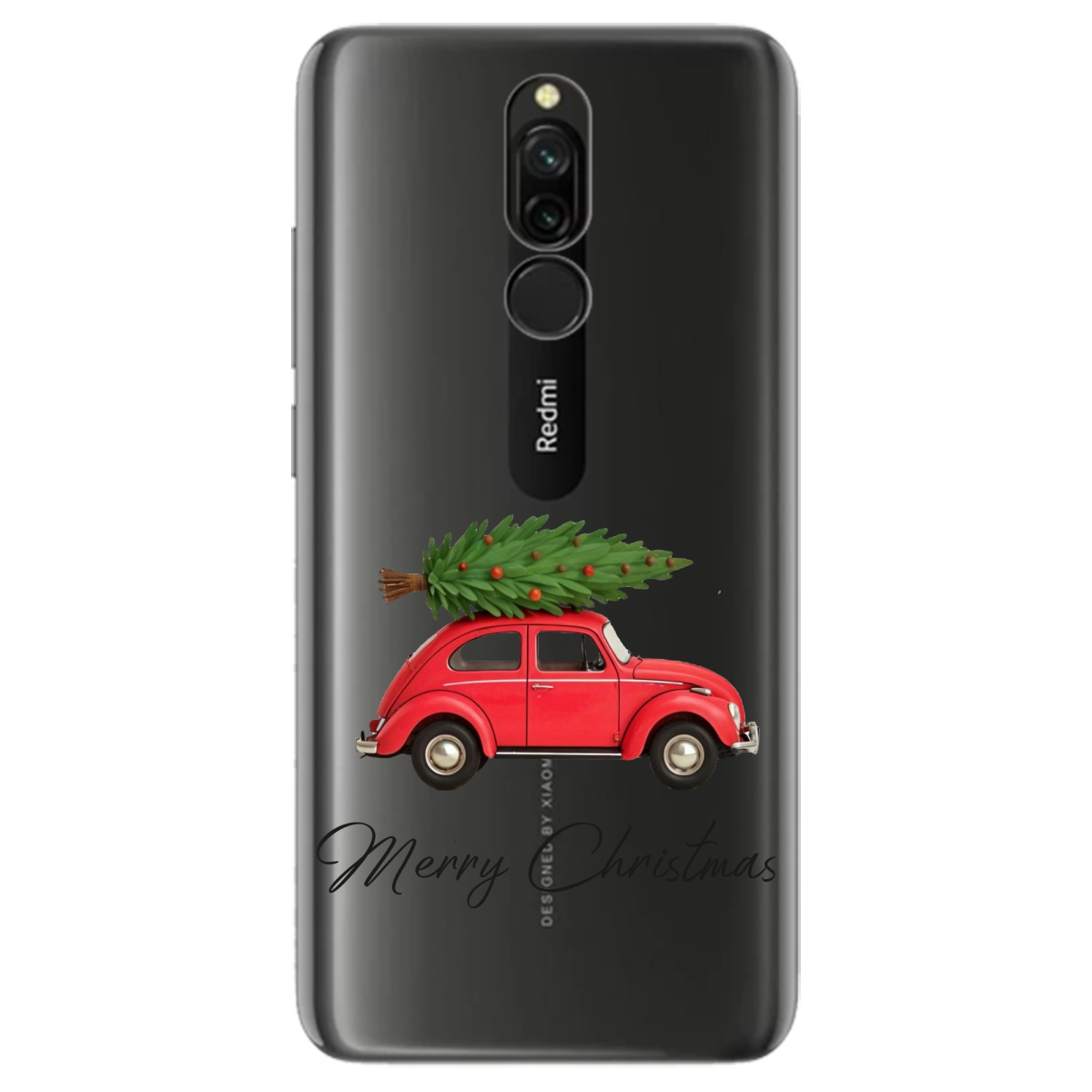 Чехол для Xiaomi Redmi 8 Christmas on Wheels - фото 1 - Чехлы для телефонов