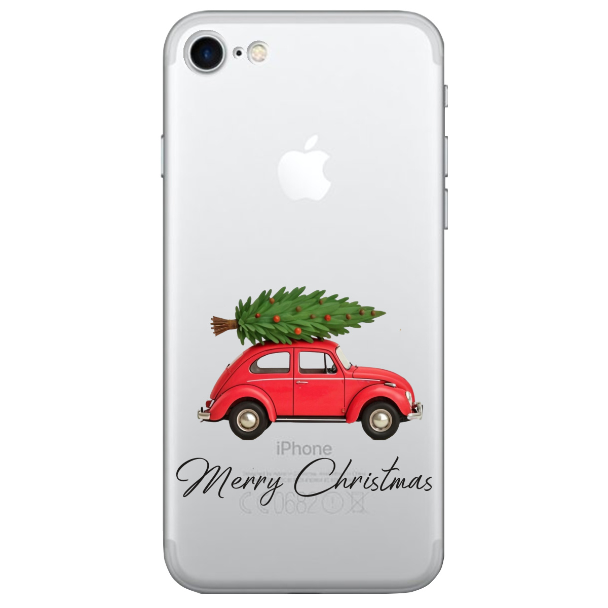 Чохол для Apple iPhone SE 2020 Christmas on Wheels - фото 1 Чохол для Apple iPhone SE 2020 Christmas on Wheels - фото 1 - Чохли для телефонів