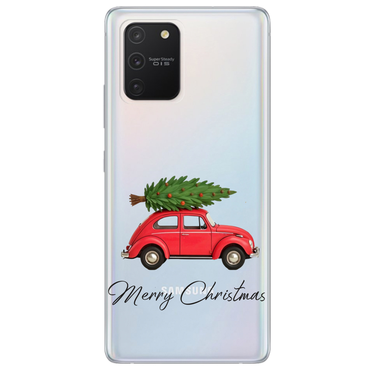 Чехол для Samsung Galaxy S10 Lite Christmas on Wheels - фото 1 Чехол для Samsung Galaxy S10 Lite Christmas on Wheels - фото 1 - Чехлы для телефонов