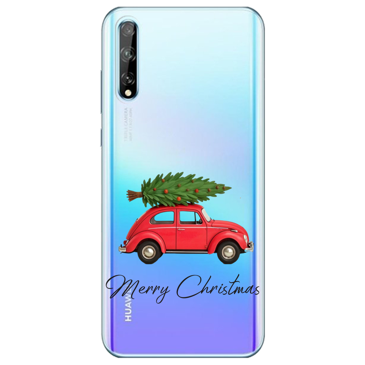 Чохол для Huawei P Smart S Christmas on Wheels - фото 1 - Чохли для телефонів