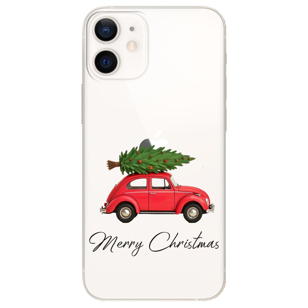 Чохол для Apple iPhone 12 Mini Christmas on Wheels - фото 1 Чохол для Apple iPhone 12 Mini Christmas on Wheels - фото 1 - Чохли для телефонів