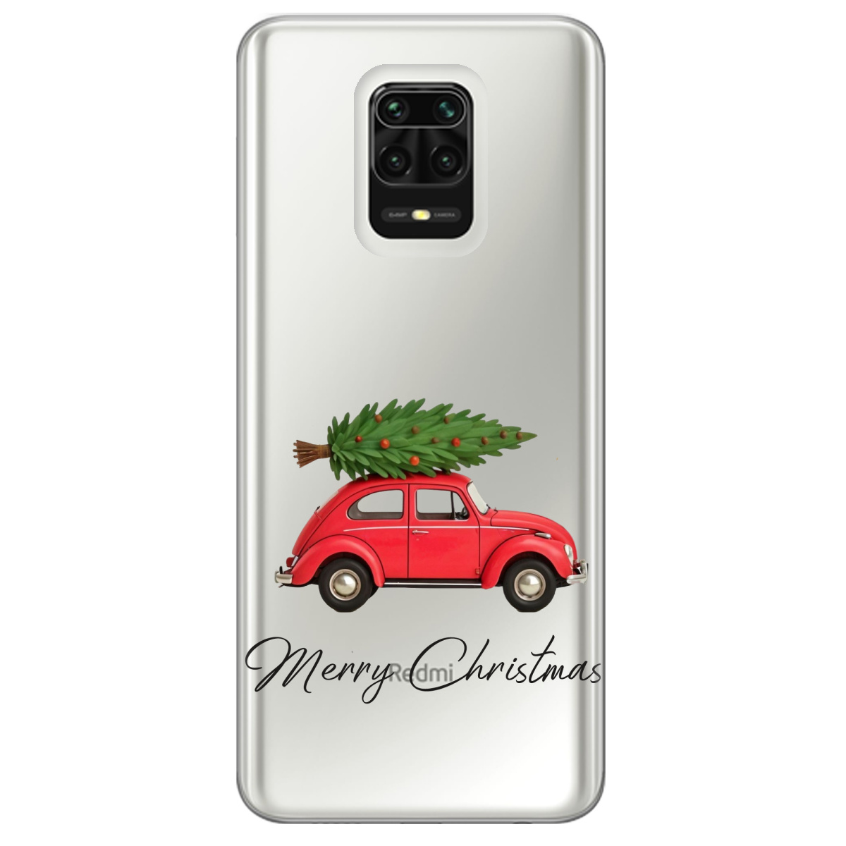 Чехол для Xiaomi Redmi Note 9 Pro Christmas on Wheels - фото 1 - Чехлы для телефонов