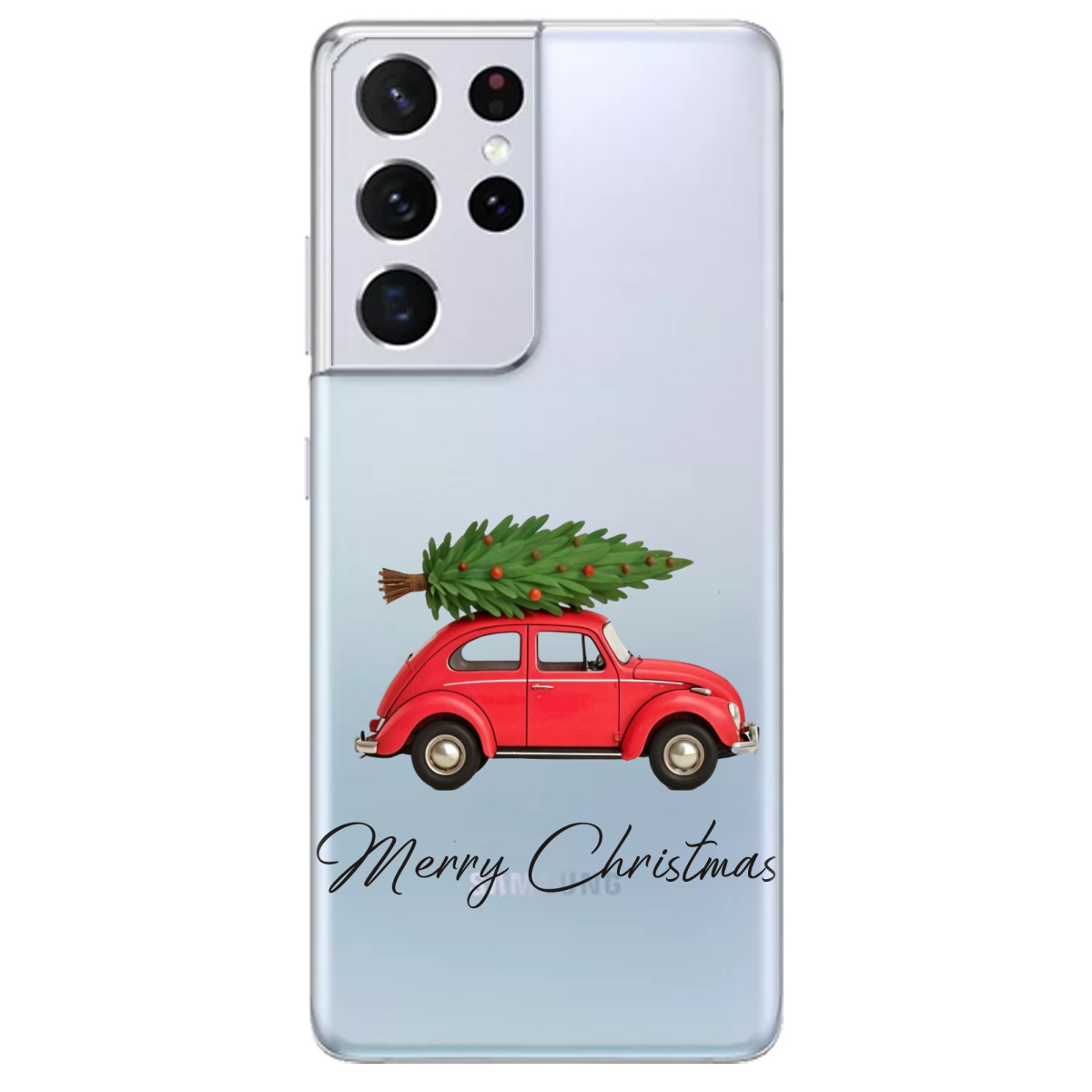 Чехол для Samsung Galaxy S21 Ultra Christmas on Wheels - фото 1 Чехол для Samsung Galaxy S21 Ultra Christmas on Wheels - фото 1 - Чехлы для телефонов