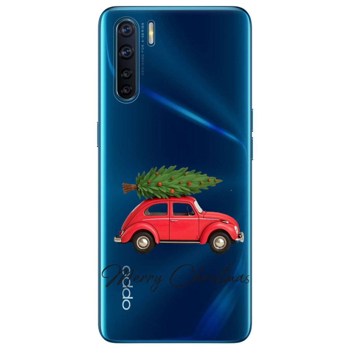 Чехол для Oppo Reno 3 Christmas on Wheels - фото 1 - Чехлы для телефонов