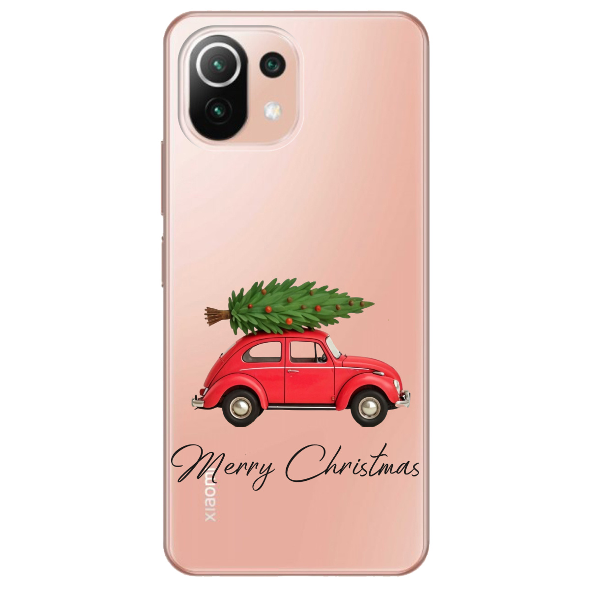 Чохол для Xiaomi Mi 11 lite Christmas on Wheels - фото 1 - Чохли для телефонів
