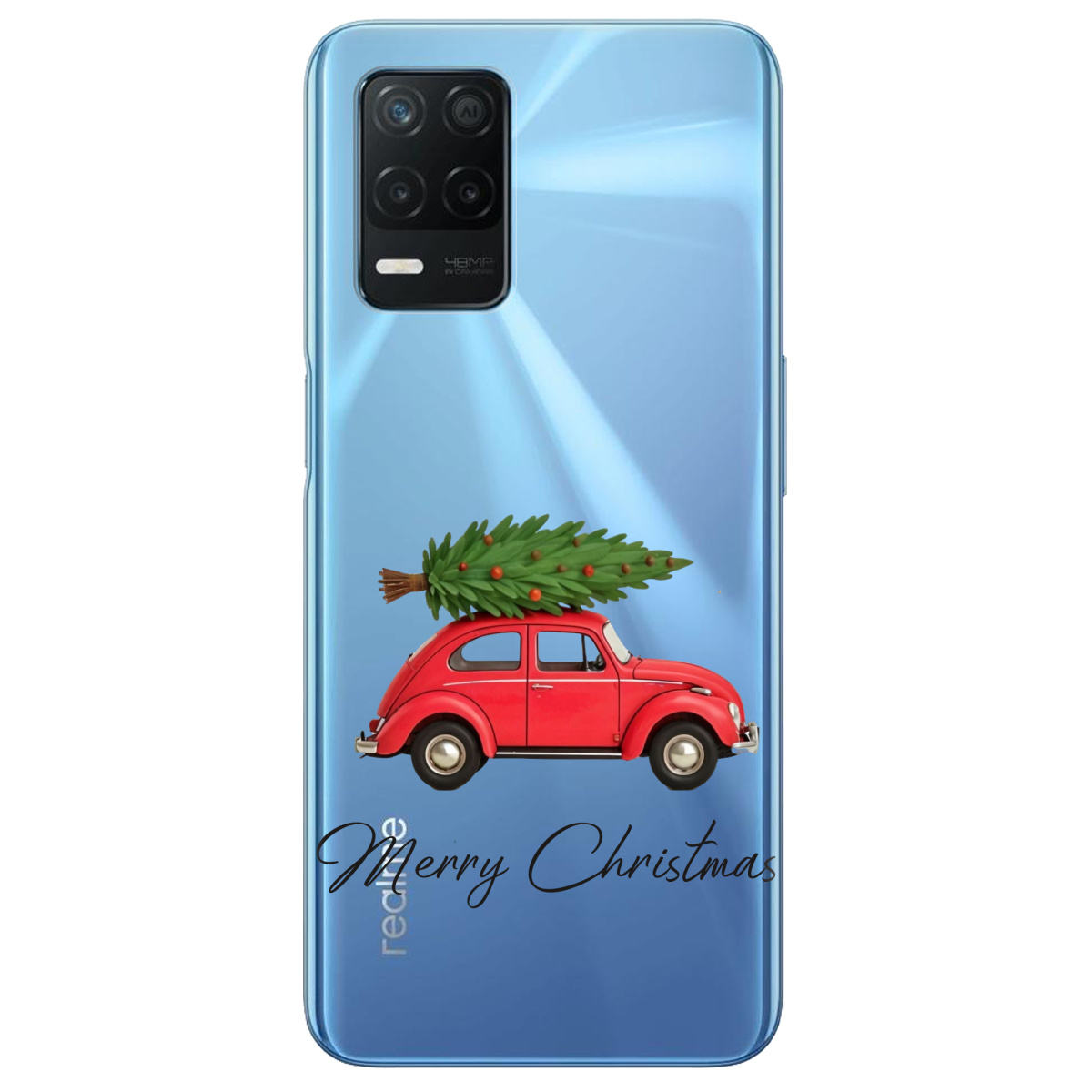Чехол для Realme 8 4G Christmas on Wheels - фото 1 Чехол для Realme 8 4G Christmas on Wheels - фото 1 - Чехлы для телефонов
