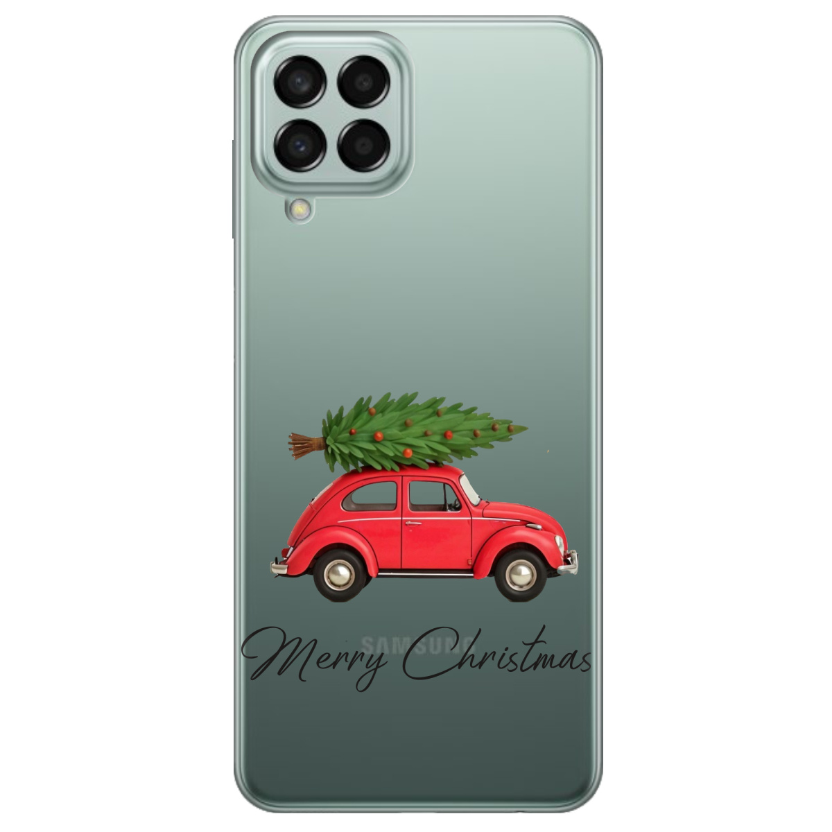 Чохол для Samsung Galaxy M53 Christmas on Wheels - фото 1 - Чохли для телефонів