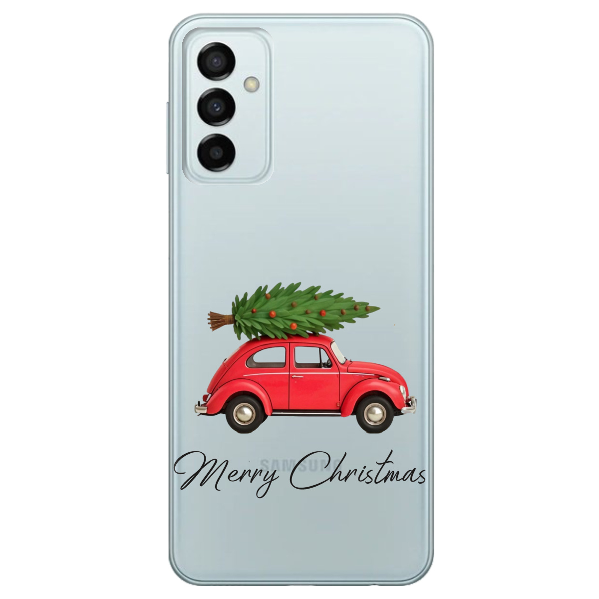 Чехол для Samsung Galaxy M13 4G Christmas on Wheels - фото 1 Чехол для Samsung Galaxy M13 4G Christmas on Wheels - фото 1 - Чехлы для телефонов