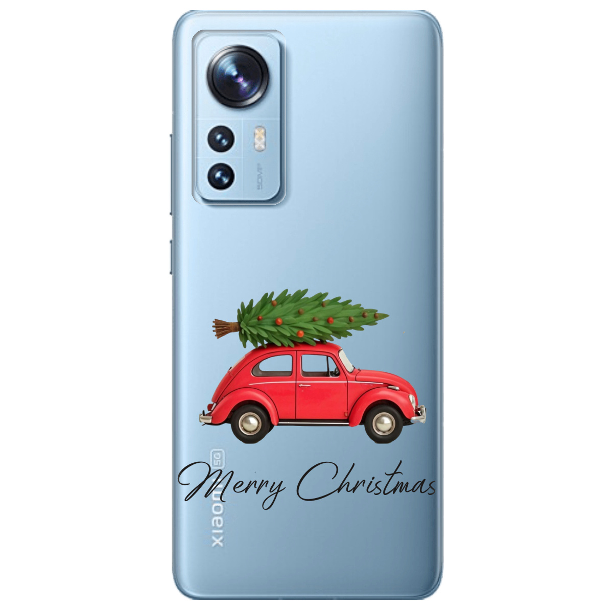 Чохол для Xiaomi 12 Christmas on Wheels - фото 1 Чохол для Xiaomi 12 Christmas on Wheels - фото 1 - Чохли для телефонів
