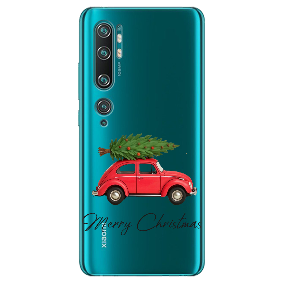 Чехол для Xiaomi Mi Note 10 Pro Christmas on Wheels - фото 1 - Чехлы для телефонов