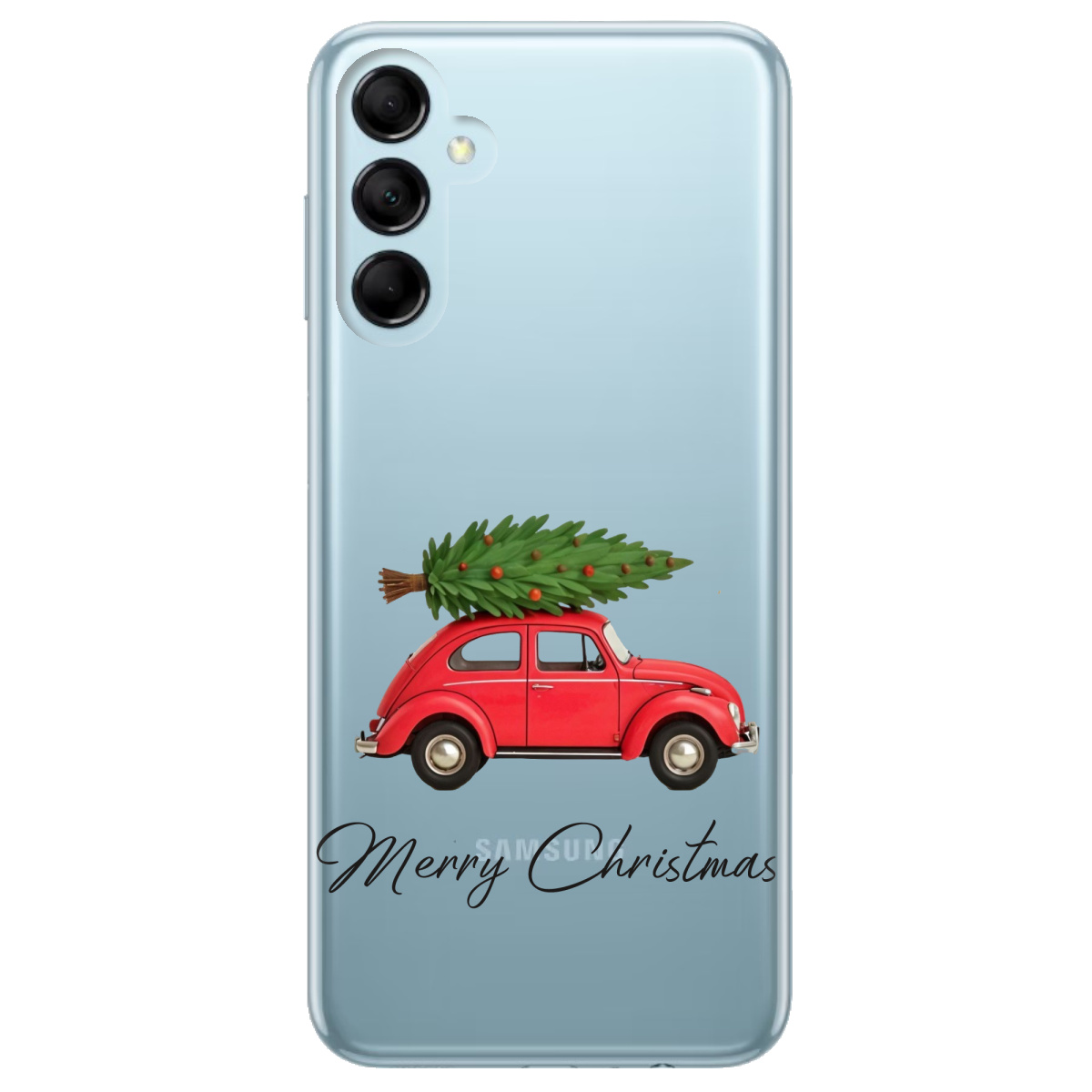 Чехол для Samsung Galaxy M14 5G Christmas on Wheels - фото 1 - Чехлы для телефонов