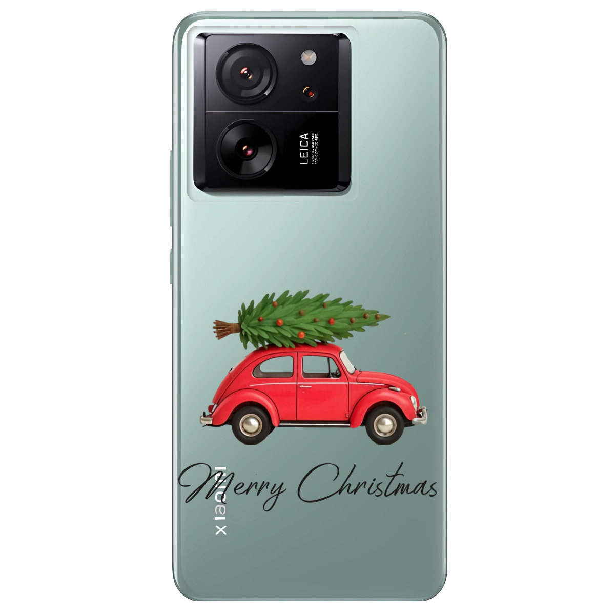 Чохол для Xiaomi 13T Pro Christmas on Wheels - фото 1 Чохол для Xiaomi 13T Pro Christmas on Wheels - фото 1 - Чохли для телефонів