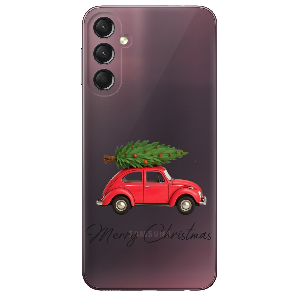 Чехол для Samsung Galaxy A05s Christmas on Wheels - фото 1 - Чехлы для телефонов