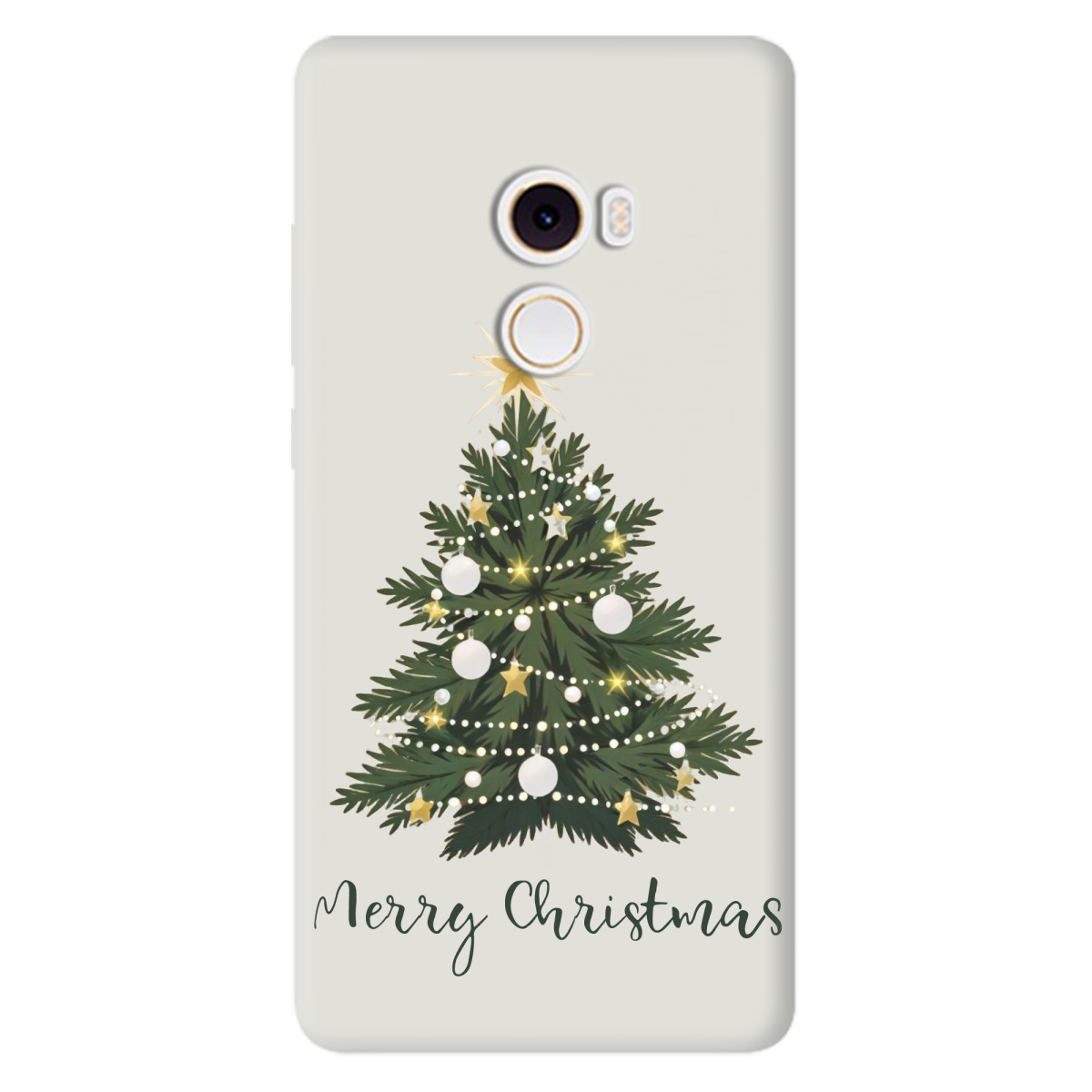 Чохол для Xiaomi Mi Mix 2 напівпрозорий матовий soft touch Christmas Serenity - фото 1 - Чохли для телефонів