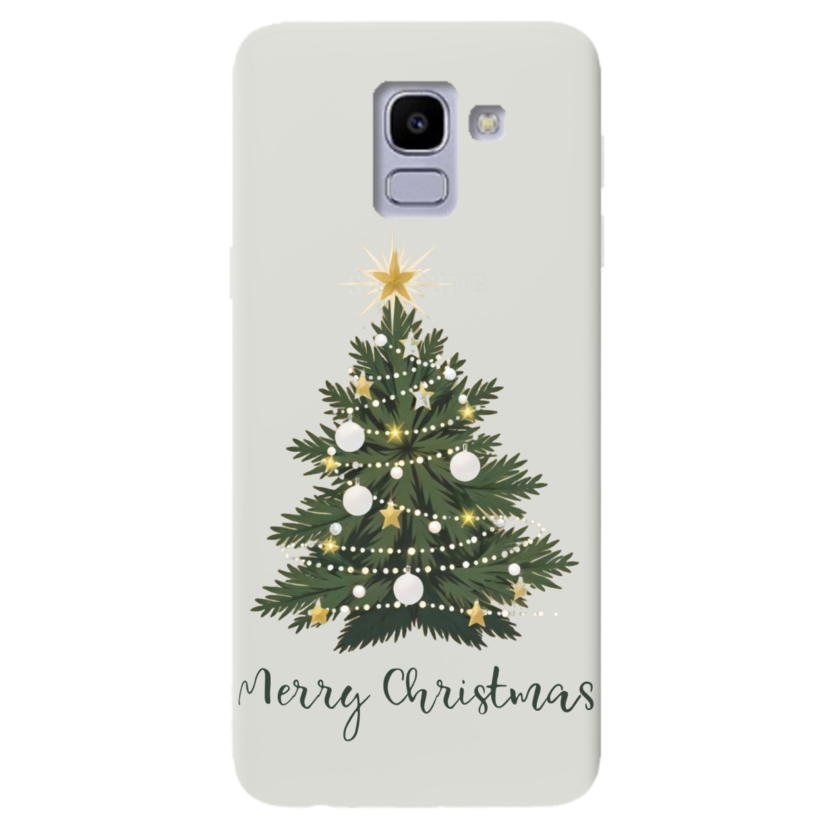 Чехол для Samsung Galaxy J6 2018 полупрозрачный матовый soft touch Christmas Serenity - фото 1 - Чехлы для телефонов