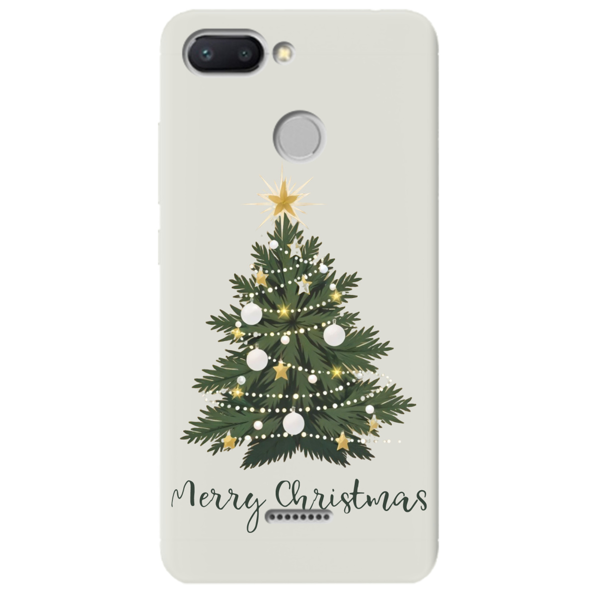 Чехол для Xiaomi Redmi 6 полупрозрачный матовый soft touch Christmas Serenity - фото 1 - Чехлы для телефонов