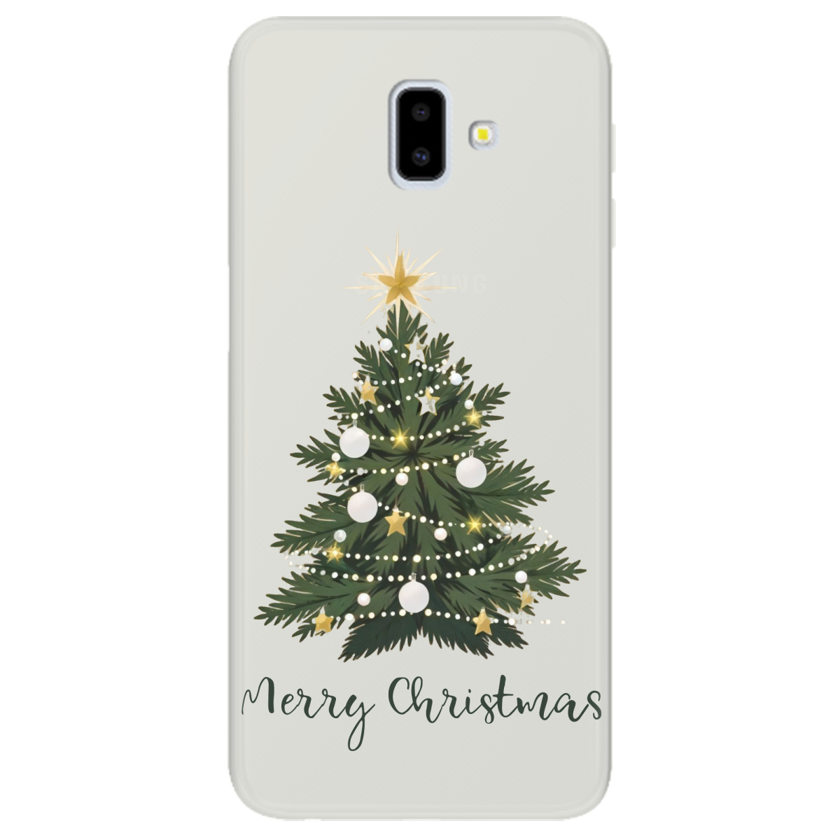 Чохол для Samsung Galaxy J6 Plus 2018 напівпрозорий матовий soft touch Christmas Serenity - фото 1 - Чохли для телефонів
