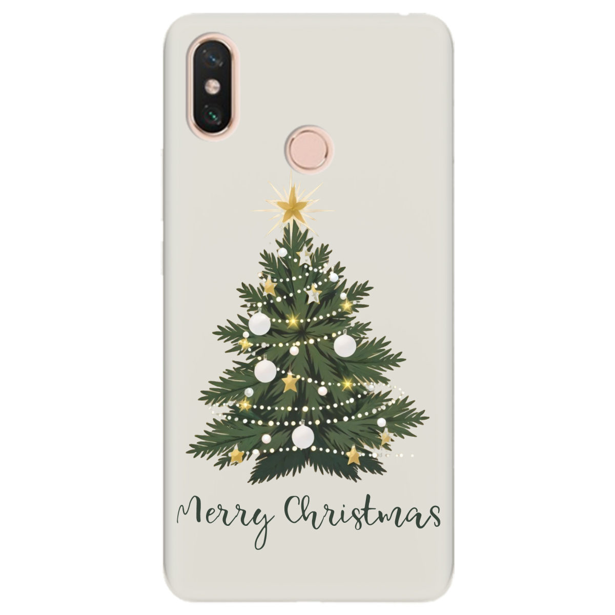 Чехол для Xiaomi Mi Max 3 полупрозрачный матовый soft touch Christmas Serenity - фото 1 - Чехлы для телефонов