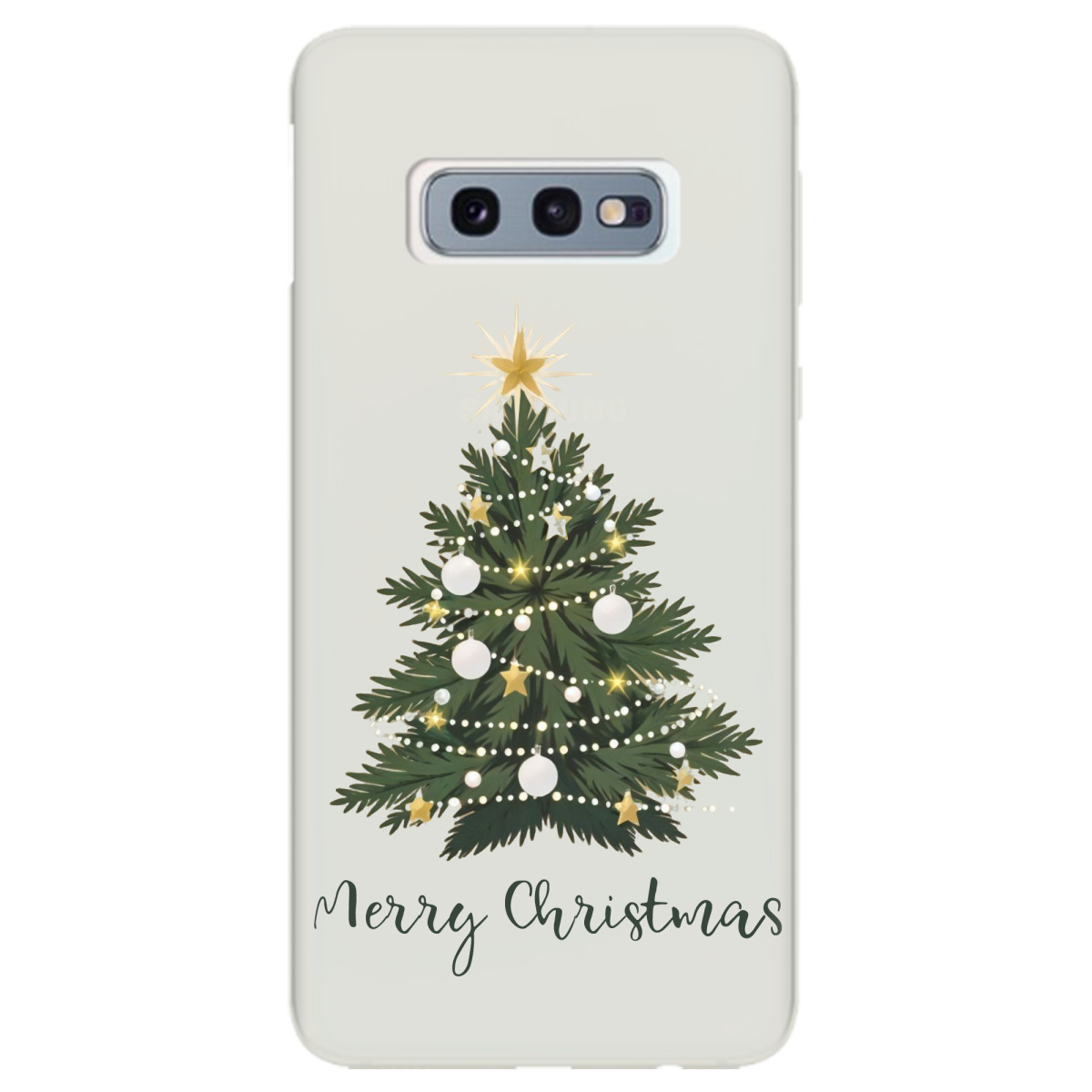 Чохол для Samsung Galaxy S10e напівпрозорий матовий soft touch Christmas Serenity - фото 1 - Чохли для телефонів