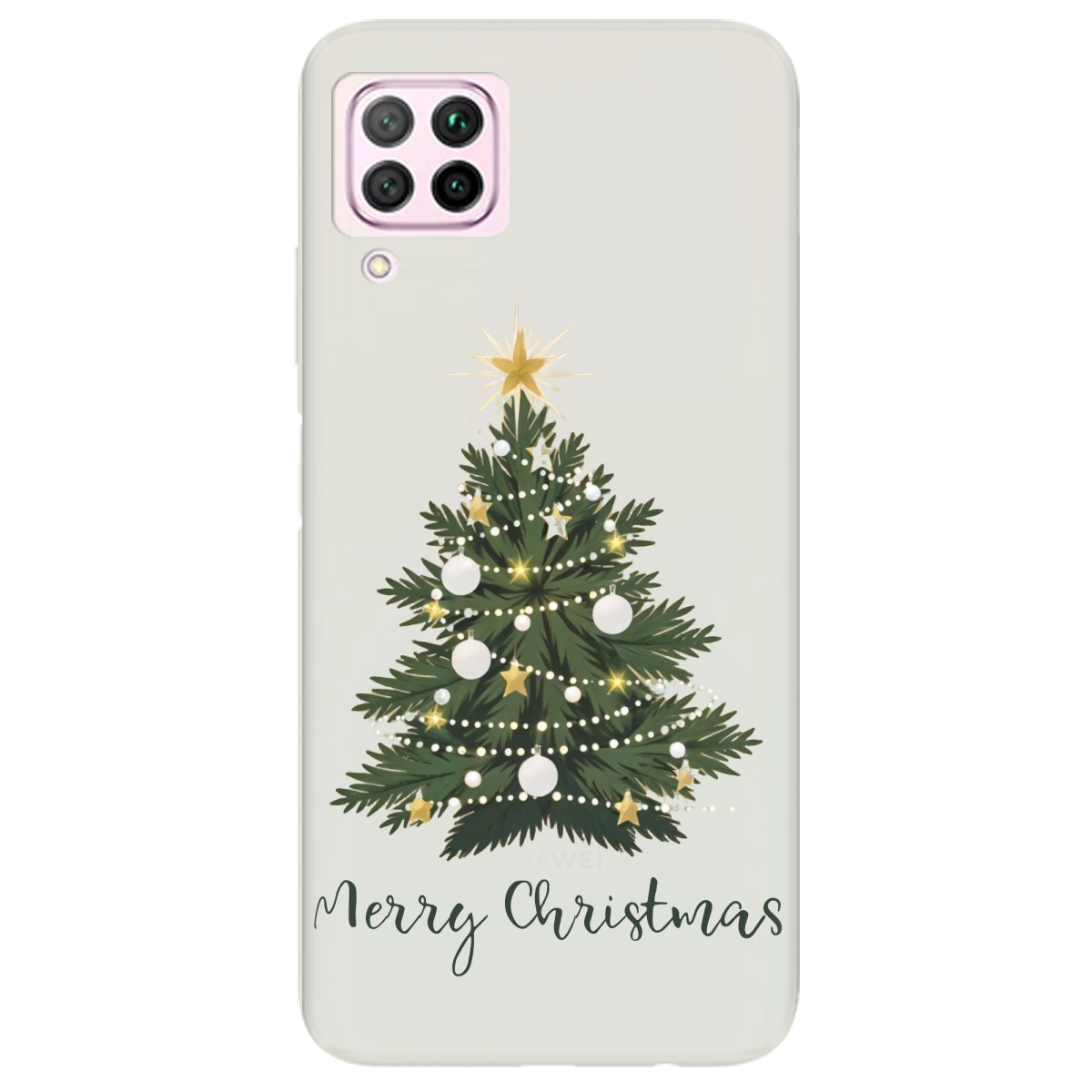 Чохол для Huawei P40 Lite напівпрозорий матовий soft touch Christmas Serenity - фото 1 - Чохли для телефонів