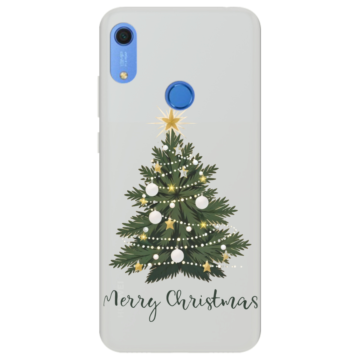Чехол для Huawei Y6s полупрозрачный матовый soft touch Christmas Serenity - фото 1 - Чехлы для телефонов