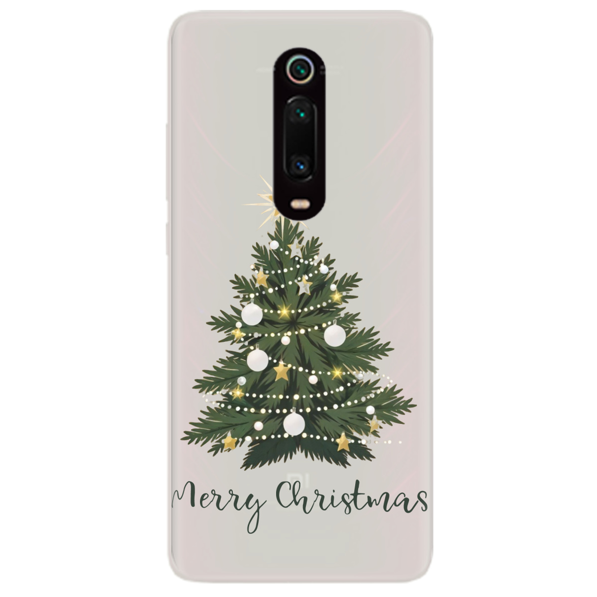 Чохол для Xiaomi Mi 9T напівпрозорий матовий soft touch Christmas Serenity - фото 1 - Чохли для телефонів