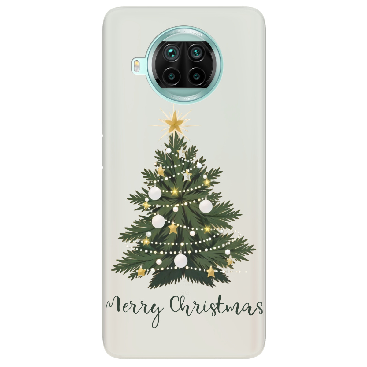 Чехол для Xiaomi Mi 10T Lite полупрозрачный матовый soft touch Christmas Serenity - фото 1 - Чехлы для телефонов