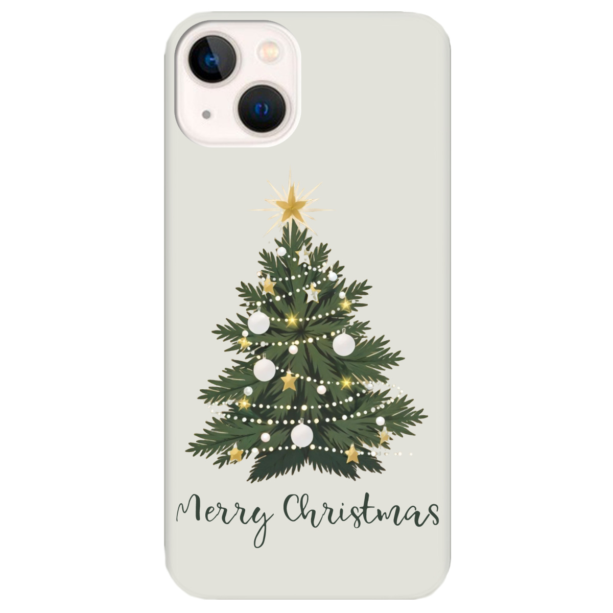 Чохол для Apple iPhone 13 Mini напівпрозорий матовий soft touch Christmas Serenity - фото 1 - Чохли для телефонів