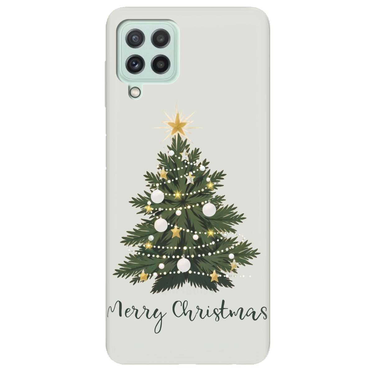 Чехол для Samsung Galaxy M32 полупрозрачный матовый soft touch Christmas Serenity - фото 1 - Чехлы для телефонов